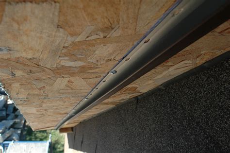 installing soffit with j channel.